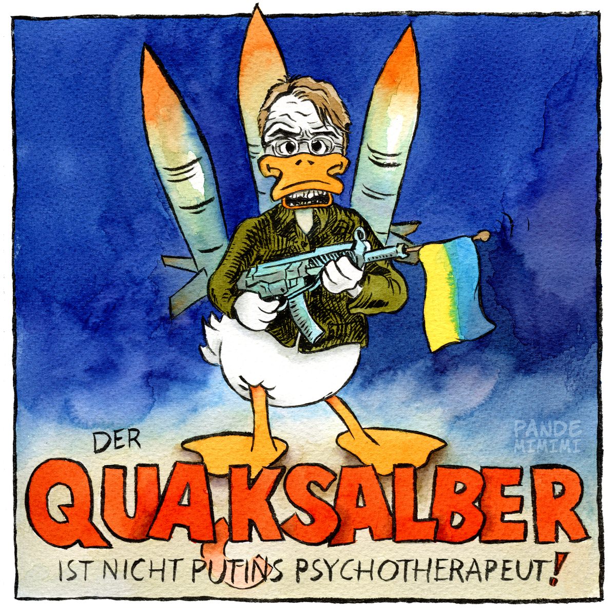 QUAKsalber Lauterbach am 1. Oktober 2022: Wir sind im Krieg mit Putin und nicht seine Psychotherapeuten.