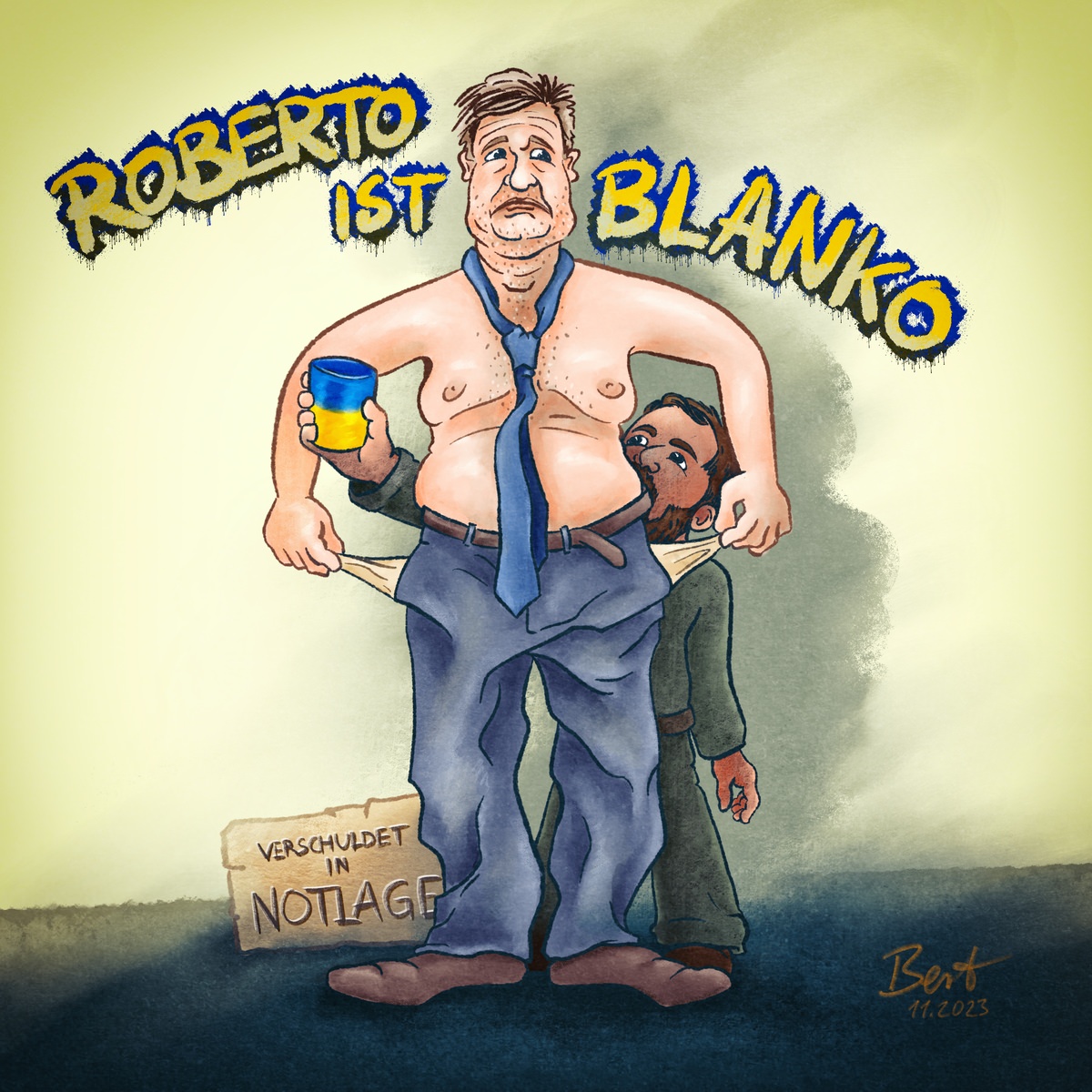Roberto ist Blanko